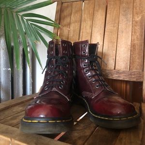 Dr. Martens 1460 Cherry Red Boots (8)
